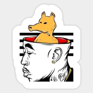 BANDANA MADLIB GIBBS Sticker